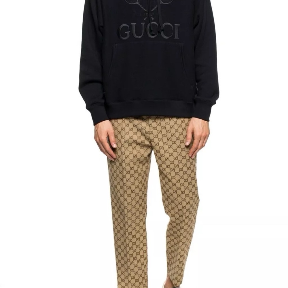 New Authentic Men’s Gucci Sweatshirt Hoodie GG Tennis Size XL